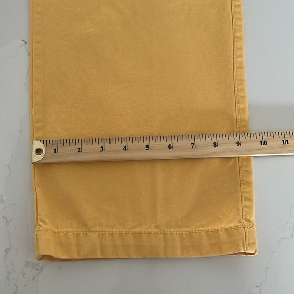 Izod saltwater chinos pants yellow Slim Fit Size 40 - Picture 7 of 10